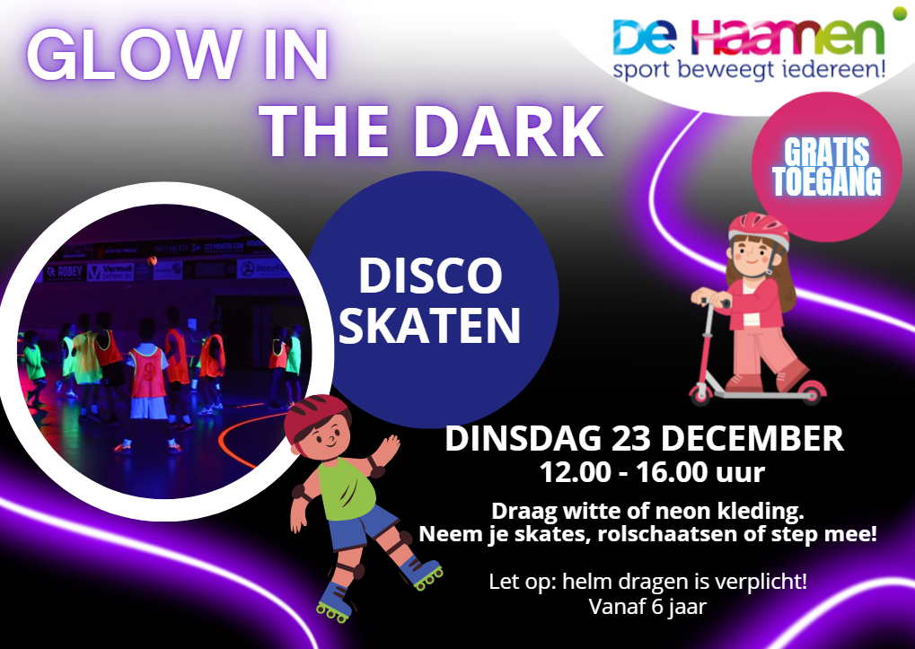 Glow in the Dark Discoskaten 2025
